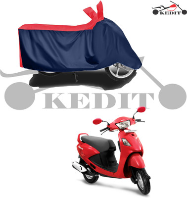 KEDIT Two Wheeler Cover for Hero(Pleasure, Red, Blue)