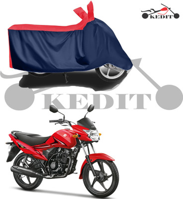 KEDIT Two Wheeler Cover for Suzuki(Hayate EP, Red, Blue)