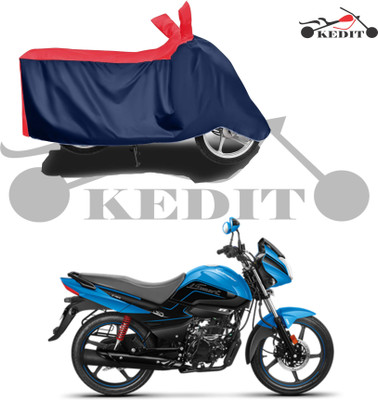 KEDIT Waterproof Two Wheeler Cover for Hero(MotoCorp Splendor iSmart, Red, Blue)