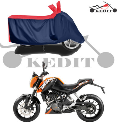 KEDIT Waterproof Two Wheeler Cover for KTM(200 Duke BS6, Red, Blue)