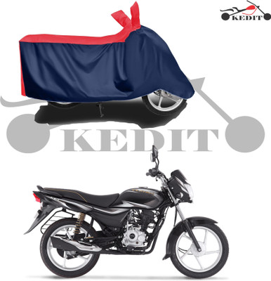 KEDIT Waterproof Two Wheeler Cover for Bajaj(Platina 100 DTS-i, Red, Blue)