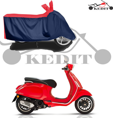 KEDIT Two Wheeler Cover for Vespa(Vespa SXL, Red, Blue)
