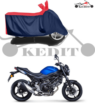 KEDIT Waterproof Two Wheeler Cover for Suzuki(SV 650 BS6, Red, Blue)