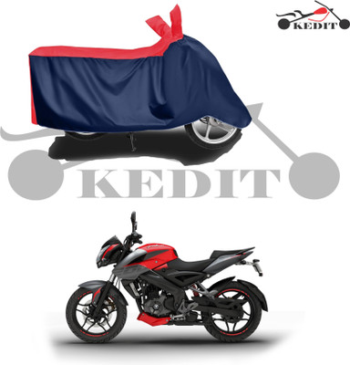 KEDIT Two Wheeler Cover for Bajaj(Pulsar NS200, Red, Blue)
