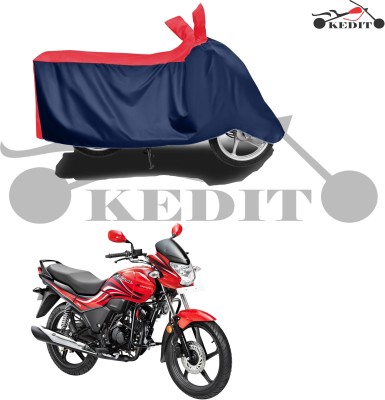 KEDIT Two Wheeler Cover for Hero(Passion Xpro, Red, Blue)