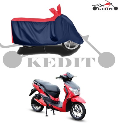 KEDIT Two Wheeler Cover for Hero(Electric Dash BS6, Red, Blue)