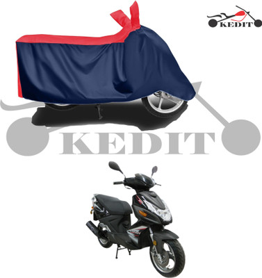 KEDIT Waterproof Two Wheeler Cover for Ampere(V 48 BS6, Red, Blue)