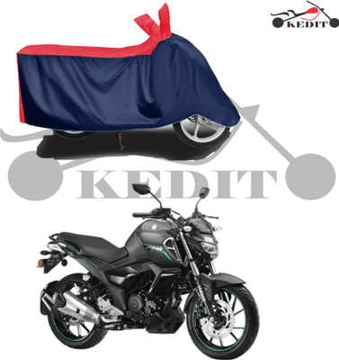 KEDIT Two Wheeler Cover for Yamaha(FZ S V3, Red, Blue)