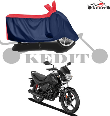 KEDIT Waterproof Two Wheeler Cover for Hero(Passion Pro i3S, Red, Blue)