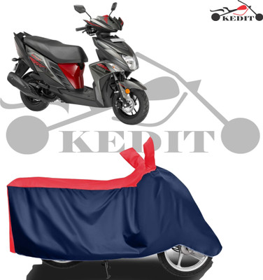KEDIT Two Wheeler Cover for Yamaha(Cygnus Ray ZR, Red, Blue)