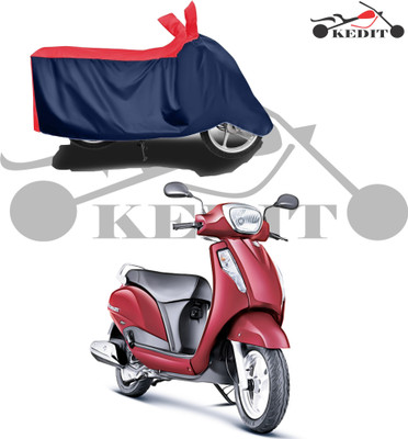 KEDIT Waterproof Two Wheeler Cover for Suzuki(Access 125, Red, Blue)