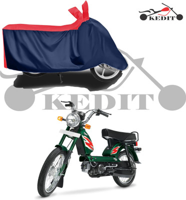 KEDIT Two Wheeler Cover for TVS(XL 100 Heavy Duty, Red, Blue)