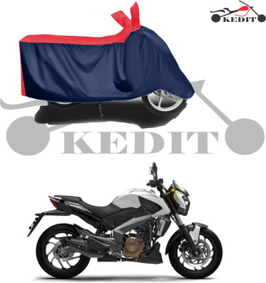 KEDIT Two Wheeler Cover for Bajaj(Dominar 400, Red, Blue)