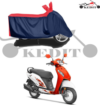 KEDIT Two Wheeler Cover for Honda(Activa i, Red, Blue)