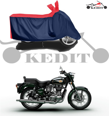 KEDIT Waterproof Two Wheeler Cover for Royal Enfield(Bullet 500, Red, Blue)