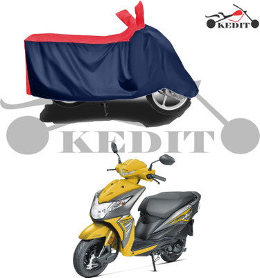 KEDIT Two Wheeler Cover for Honda(Deo, Red, Blue)