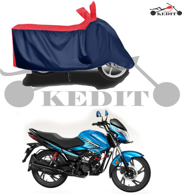 KEDIT Two Wheeler Cover for Hero(Glamour Programmed FI, Red, Blue)