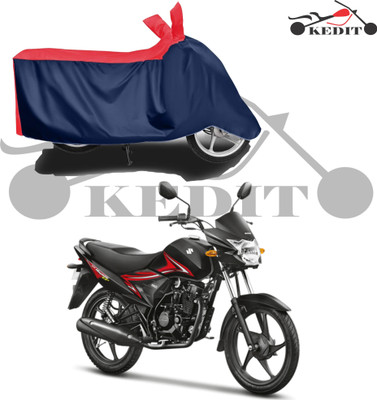 KEDIT Two Wheeler Cover for Suzuki(Hayate, Red, Blue)