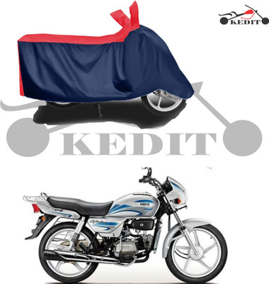 KEDIT Waterproof Two Wheeler Cover for Hero(Splendor, Red, Blue)