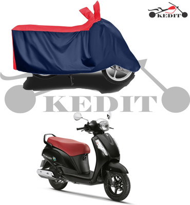 KEDIT Waterproof Two Wheeler Cover for Universal For Bike(Access, Red, Blue)