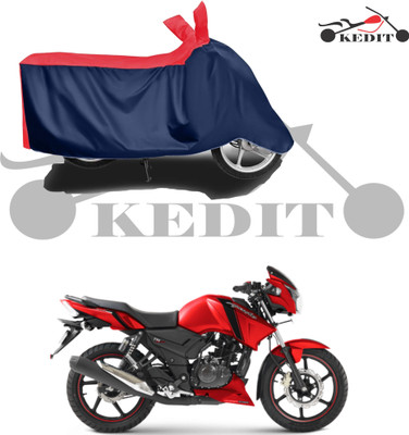 KEDIT Waterproof Two Wheeler Cover for TVS(Apache, Red, Blue)