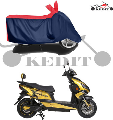 KEDIT Two Wheeler Cover for Okinawa(i-Praise, Red, Blue)