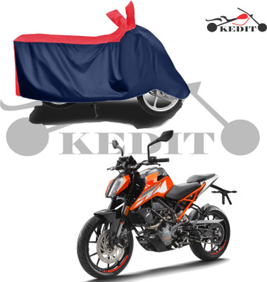 KEDIT Waterproof Two Wheeler Cover for KTM(125 Duke BS6, Red, Blue)
