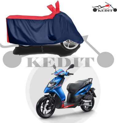 KEDIT Two Wheeler Cover for Aprilia(SR 125, Red, Blue)