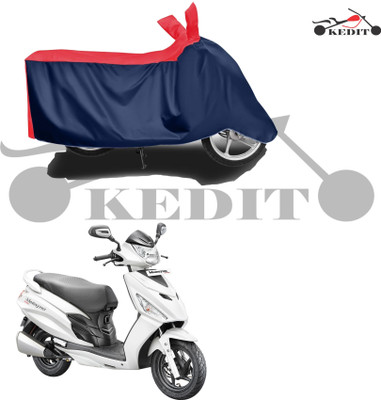 KEDIT Two Wheeler Cover for Hero(Maestro, Red, Blue)