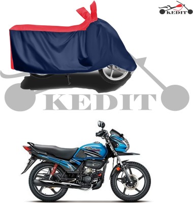 KEDIT Waterproof Two Wheeler Cover for Universal For Bike(Passion Pro TR, Red, Blue)