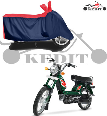 KEDIT Two Wheeler Cover for TVS(Heavy Duty, Red, Blue)