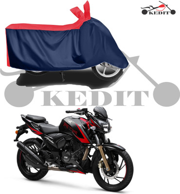 KEDIT Waterproof Two Wheeler Cover for Universal For Bike(Apache, Red, Blue)