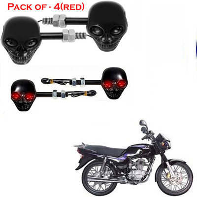 BR TrendZ Side LED Indicator Light for Bajaj Universal For Bike(Red)