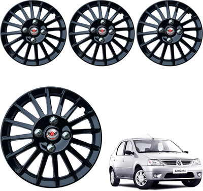 CuboDePlato CamrryBlk_14In_Logan Wheel Cover For Mahindra Logan(14.0 inch)
