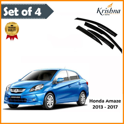 KRISHNA AUTO For Non-convertibles Front, Rear Wind Deflector(Tinted Honda Amaze)
