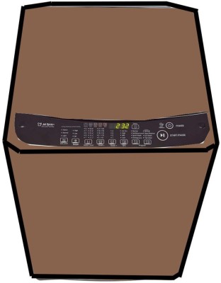 JM Homefurnishings Top Loading Washing Machine  Cover(Width: 58 cm, Beige)