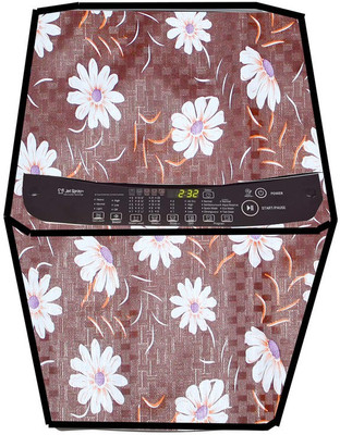 JM Homefurnishings Top Loading Washing Machine  Cover(Width: 66 cm, Brown)