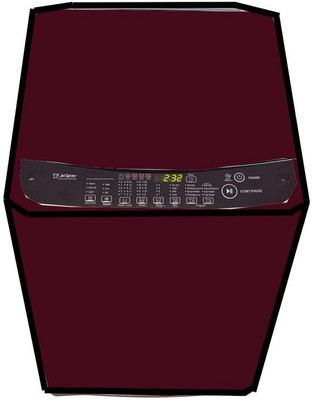 JM Homefurnishings Top Loading Washing Machine  Cover(Width: 45 cm, Maroon)