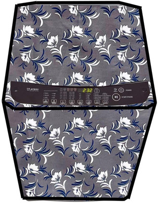 JM Homefurnishings Top Loading Washing Machine  Cover(Width: 66 cm, Dove Gray, Scarpa Fow)