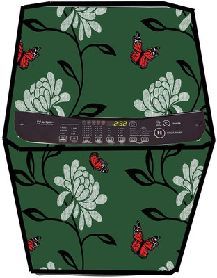 JM Homefurnishings Top Loading Washing Machine  Cover(Width: 69 cm, Green, Pea)
