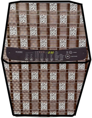 JM Homefurnishings Top Loading Washing Machine  Cover(Width: 45 cm, Cement, Domino)