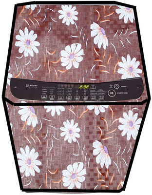 JM Homefurnishings Top Loading Washing Machine  Cover(Width: 67 cm, Brown)