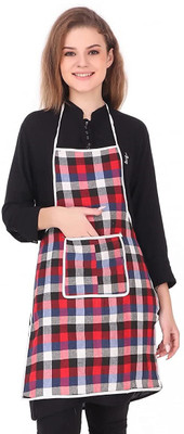 VOYARGE Cotton Home Use Apron - Free Size(Multicolor, Single Piece)