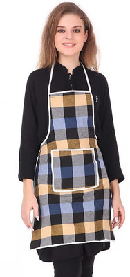 VOYARGE Cotton Home Use Apron - Free Size(Multicolor, Single Piece)