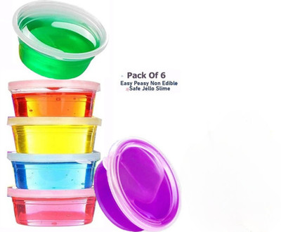 MSN best selling slime Crystal Slime and 6 Air Dry Clay Non-Toxic new toys