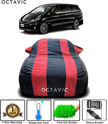 octavic Car Cover For Toyota Estima (With Mirror Pockets)(Red)