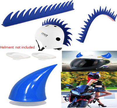 BR TrendZ Helmet Mohawk for Bike(Blue)