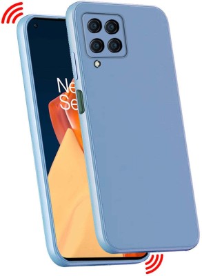 KloutCase Back Cover for Samsung Galaxy M53 5g, Original Liquid Silicone Case(Grey, Camera Bump Protector, Silicon, Pack of: 1)