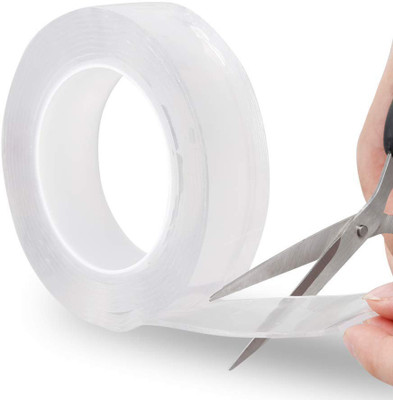 ActrovaX Double Sided Handheld Nano Double Side Tape (Manual)(Set of 1, Transparent)