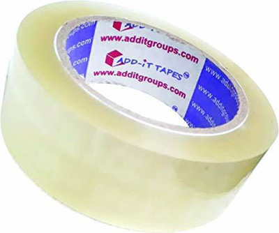 ADD-IT TAPES single sided 1 inch Transparent Adhesive Tapes (Manual)(Set of 12, transparent)